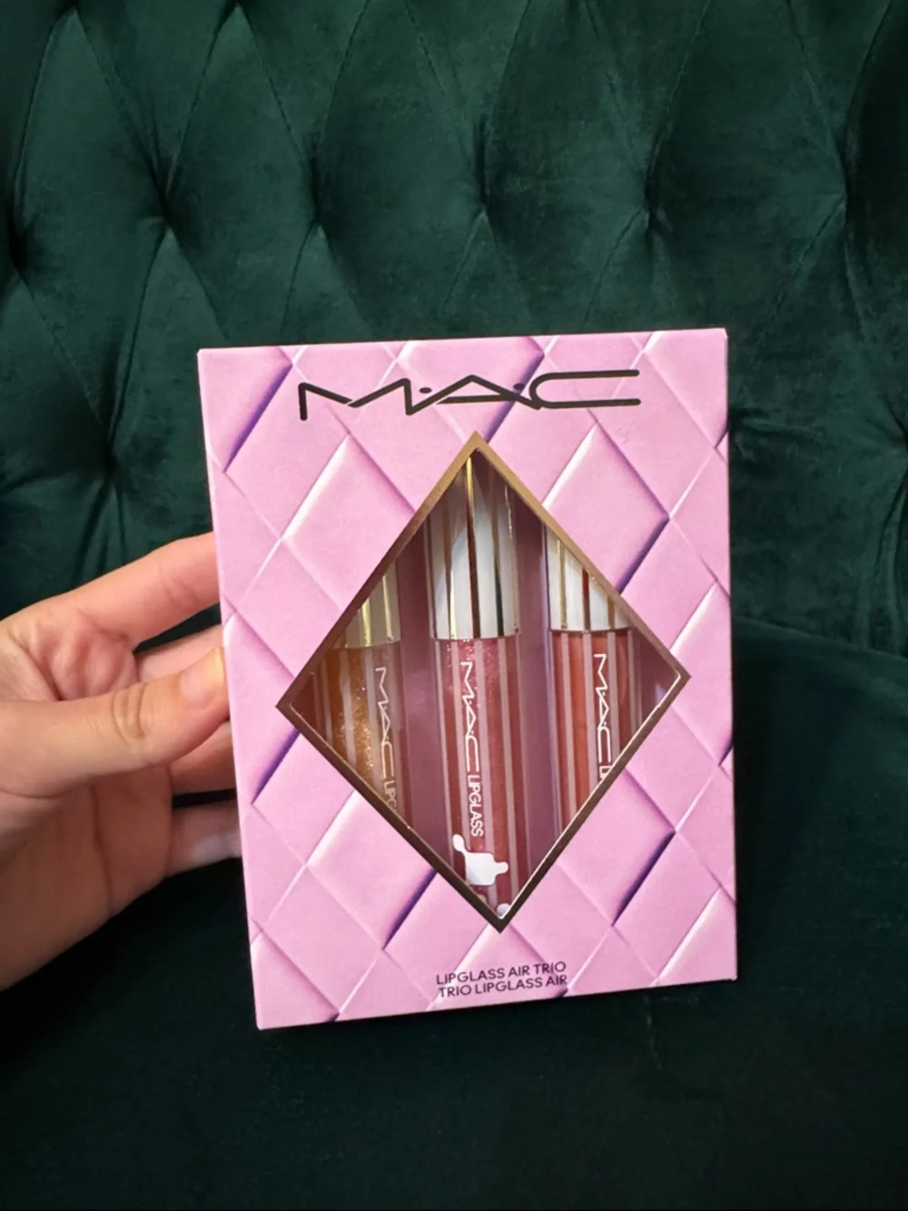 MAC Cosmetics Lipglass Air Trio - Pink, Rose & Gold Shimmer - Picture 5 of 5